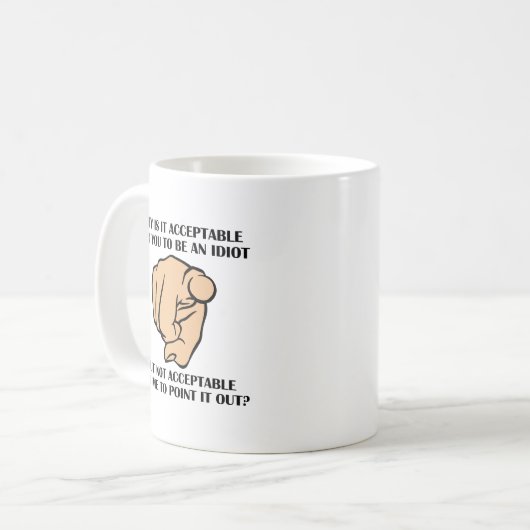 Ridiots Funny Mug Koffiemok (Voorkant links)