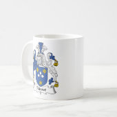 Ridout Family Crest Koffiemok (Voorkant links)