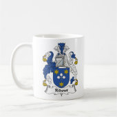 Ridout Family Crest Koffiemok (Links)