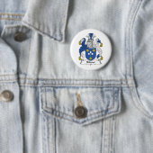 Ridout Family Crest Ronde Button 5,7 Cm (In situ)