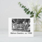 Ridvan Garden - ca. 1900 Briefkaart (Staand voorkant)
