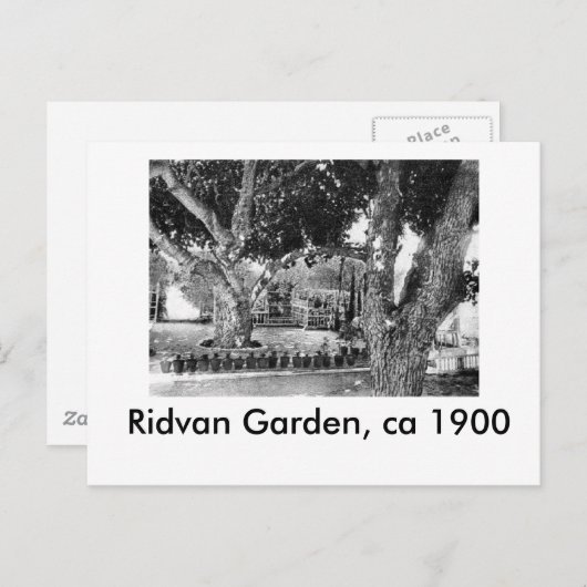 Ridvan Garden - ca. 1900 Briefkaart (Voorkant / Achterkant)