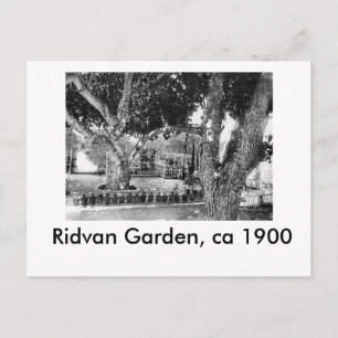 Ridvan Garden - ca. 1900 Briefkaart