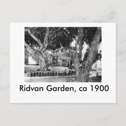 Ridvan Garden - ca. 1900 Briefkaart (Voorkant)