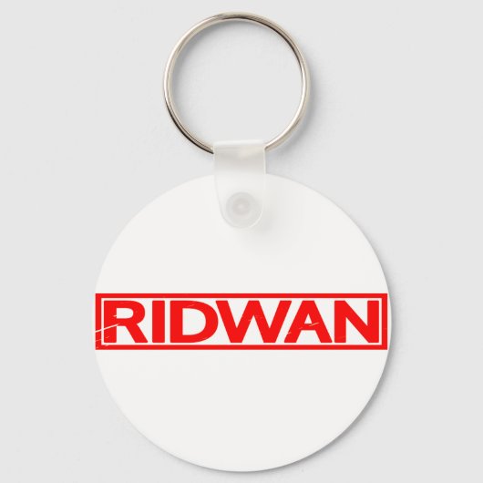 Ridwan Stamp Sleutelhanger (Voorkant)