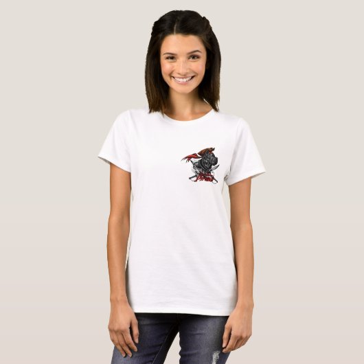 Rie Corso T-Shirt Pirates Ship's Master Head (Voorkant volledig)