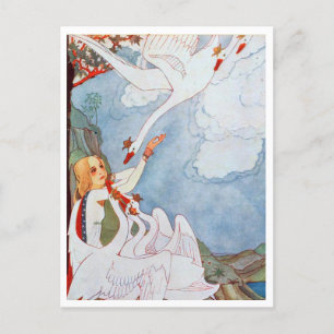 Rie Cramer Illustratie Wilde Swans Briefkaart