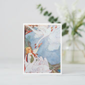  Rie Cramer Illustratie Wilde Swans Briefkaart (Staand voorkant)