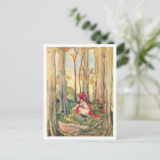  Rie Cramer Little Red Riding Hood Briefkaart (Staand voorkant)