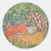  Rie Cramer Nieuwe Baby Ronde Sticker (Voorkant)