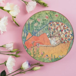 Rie Cramer Nieuwe Baby Ronde Sticker