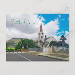 Riebeek-Kasteel Church Uitzicht Zuid-Afrika ZA Briefkaart