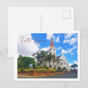 Riebeek-Kasteel Church Uitzicht Zuid-Afrika ZA Briefkaart