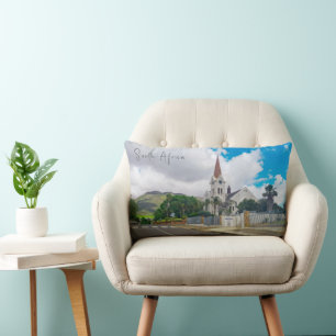 Riebeek-Kasteel Church Uitzicht Zuid-Afrika ZA Kussen