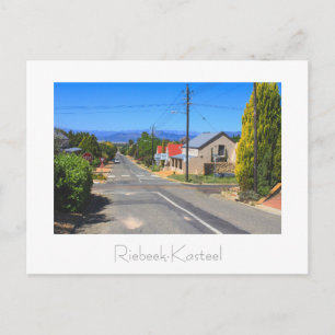 Riebeek-Kasteel Uitzicht South Africa SA Briefkaar Briefkaart