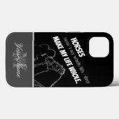 Rieders keuze: Paarden maken mijn leven compleet! Case-Mate iPhone Case (Achterkant (horizontaal))