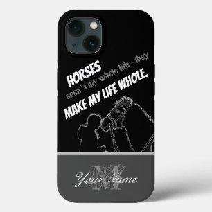Rieders keuze: Paarden maken mijn leven compleet! Case-Mate iPhone Case