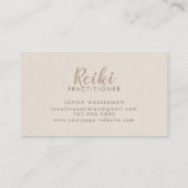 Rieki Practitioner Mandala  Visitekaartje (Achterkant)