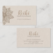 Rieki Practitioner Mandala  Visitekaartje (Voorkant / Achterkant)