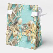 riem, , collage, turquoise, chic, trendy, leuk bedankdoosjes (Achterkant)