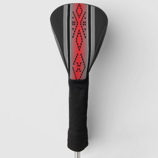 Riem van het Leven in Rode Golf Head Cover (Voorkant)