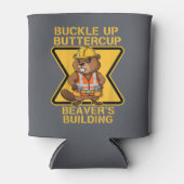 Riem Vast Buttercup Bever Werkplek Veiligheidsmeme Blikjeskoeler (Voorkant)