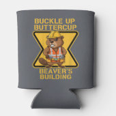 Riem Vast Buttercup Bever Werkplek Veiligheidsmeme Blikjeskoeler (Achterkant)
