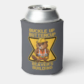 Riem Vast Buttercup Bever Werkplek Veiligheidsmeme Blikjeskoeler (Blikje Achterkant)