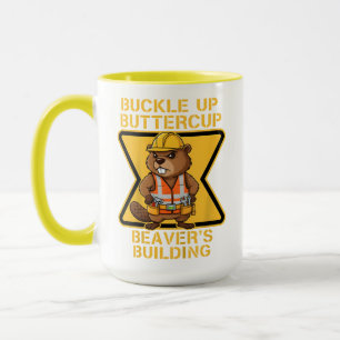 Riem Vast Buttercup Bever Werkplek Veiligheidsmeme Mok