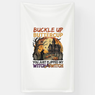 Riem Vast Vlindermeisje Heks Wissel Halloween Grie Spandoek
