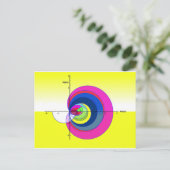 Riemann zeta functie yellow.png briefkaart (Staand voorkant)