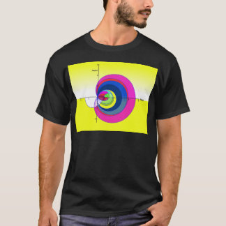Riemann zeta functie yellow.png t-shirt