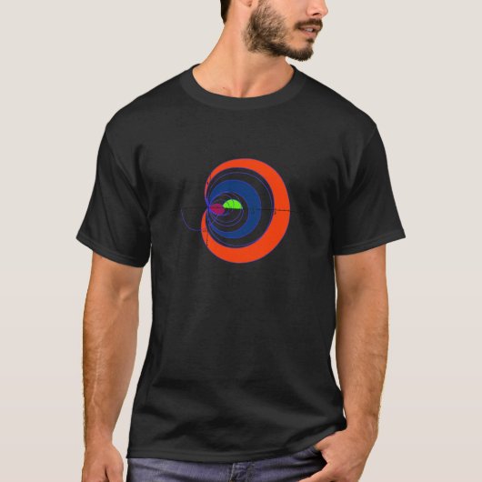 Riemann zeta red Transparant.gif T-shirt (Voorkant)