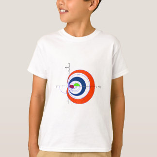 Riemann zeta red Transparant.gif T-shirt