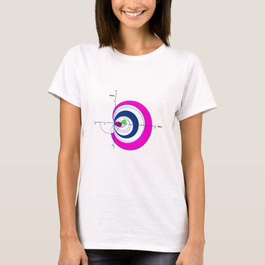Riemann zeta transparant.gif t-shirt (Voorkant)