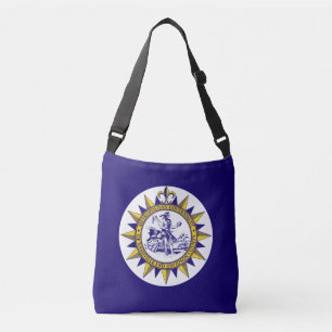 Riemtas Nashville, Tennessee met vlag Crossbody Tas