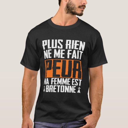 Rien Ne me Fait Peur Femme Breton T-shirt (Voorkant)
