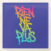 Rien ne va plus glazen onderzetter (Voorkant)