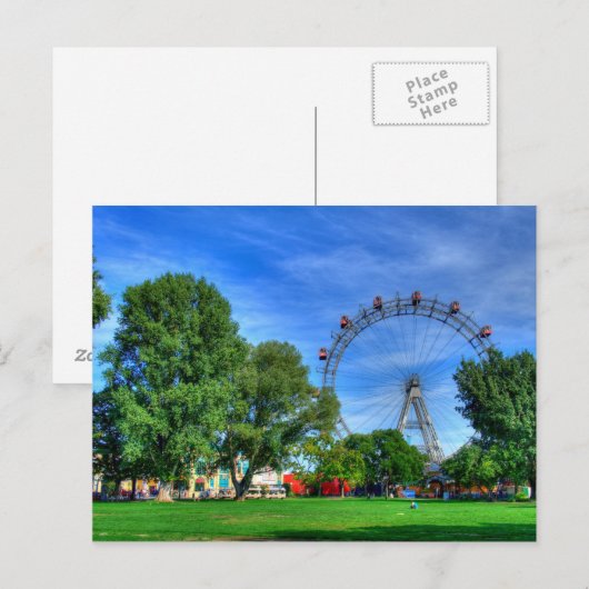Riesenrad Briefkaart (Voorkant / Achterkant)