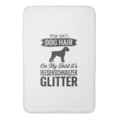 Riesenschnauzer Glitter Grappige Hond Liefhebber O Badmat (Voorkant Verticaal)