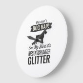 Riesenschnauzer Glitter Grappige Hond Liefhebber O Grote Klok (Hoek)