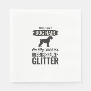 Riesenschnauzer Glitter Grappige Hond Liefhebber O Servet