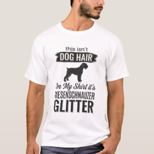 Riesenschnauzer Glitter Grappige Hond Liefhebber O T-shirt