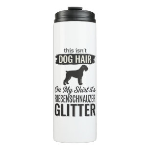 Riesenschnauzer Glitter Grappige Hond Liefhebber O Thermosbeker