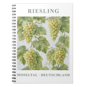 Riesling Moseltal Duitsland Reis Kunst Notitieboek