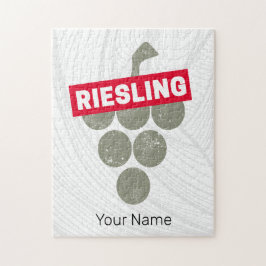 Riesling Vine Wijndrinker Druivenontwerp Legpuzzel