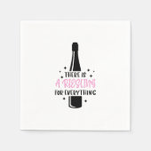 Riesling voor alles grappige wijn servet (Voorkant)