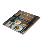 Riesling Wijncombinatiegids/Master the Kitchen Tegeltje (Zijkant)