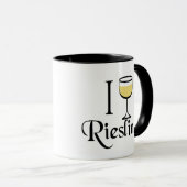 Riesling Wine Lover Gifts Mok (Voorkant rechts)