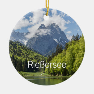 Riessersee Alps Garmisch Partenkirchen Beieren Keramisch Ornament